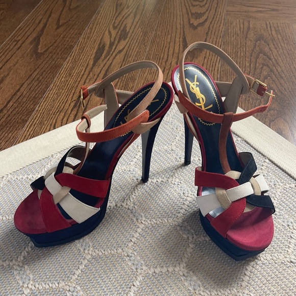 YSL TRIBUTE SUEDE Yves Saint Laurent SHOES 39 - Picture 1 of 7